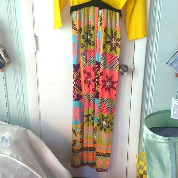 Retro Goddess Neon Maxi Sz 10/M - Picture 2 of 9